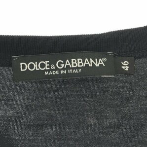 DOLCE&GABBANA ドルチェ＆ガッバーナ 16SS ヘンリーネックTシャツ ブラック 46 IT5VCB9GX9MSの画像3