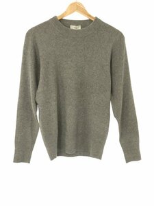 HYKE ハイク 18AW C/C CREW NECK SWEATER コットンカシミヤクルーネックニットセーター グレー 1 ITDMOB09XCAS