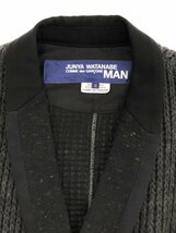 JUNYA WATANABE COMME des GARCONS MAN ジュンヤワタナベ 15AW ショールカラーニットジャケット グレー S ITJ0Y0MWXPDS_画像3