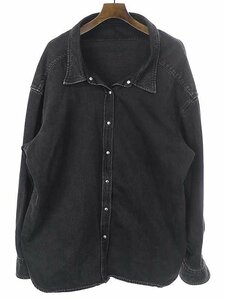 BALENCIAGA Balenciaga 17SS clothespin do color swing Denim jacket black 38 IT32IHGGQW1W