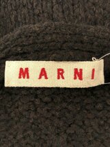 MARNI マルニ ウールキャメルニットケープカーディガン ブラウン 40 ITXGNSQWAA20_画像3