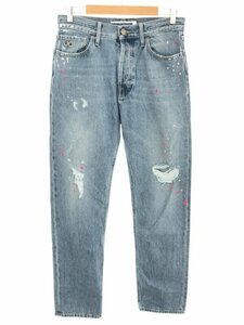 JACOB COHEN ヤコブコーエン GIGI BOYFRIEND LOOSE-FIT JEANS ルーズフィットダメージデニムパンツ インディゴ 27 IT3VK42VN3SC