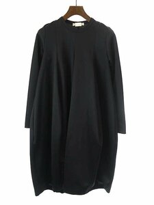 COMME des GARCONS コムデギャルソン 21SS ポリエステルジャージ―ロングワンピース ブラック S ITD4VDPJD40C