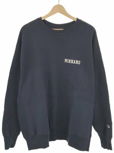 Champion チャンピオン BEAMS by MIN-NANO / カレッジ クルーネックスウェットトレーナー ネイビー XL ITFX0IYYEBOO