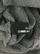 tricot COMME des GARCONS トリココムデギャルソン 1992AW ハイネックフリンジウールワンピース グレー ITI02M1EREJE_画像3