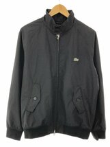 LACOSTE ラコステ ナイロンスタンドカラーブルゾン ブラック M ITR36HEOEPNG_画像1