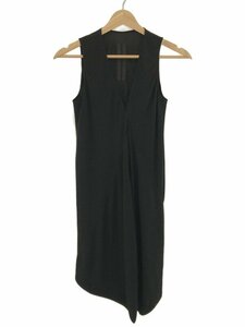 Rick Owens リックオウエンス 11SS レーヨンシルクアシンメトリードレープワンピース ブラック 38 RP8107 ITORQBCMEYGG