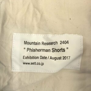 Mountain Research マウンテンリサーチ 18SS Phisherman shorts サマーコーデュロイショーツ ブルー XL MTR-2404 ITOTQXZ372LQの画像3