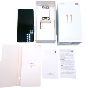【1円スタート】Xiaomi 11 T SIMフリースマートフォン ムーンライトホワイト