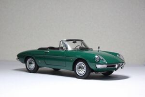 1/18 AUTOart AlfaRomeo 1600 Duetto Spider 1966 Green 70138 オートアート アルファロメオ デュエット スパイダー グリーン 緑Aa