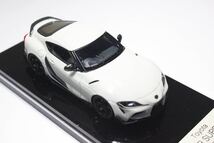 1/43 Make Up Toyota GR Supra 2019 TRD Packag White EM502D EIDOLON / メイクアップ トヨタ GR スープラ 2019 TRD ホワイトアイドロン_画像5