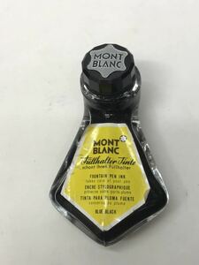 MONTBLANC モンブラン インク 万年筆 靴型 インク瓶 インクボトル ボトルイング ブルーブラック BLUE BLACK 筆記用具 文房具 ドイツ