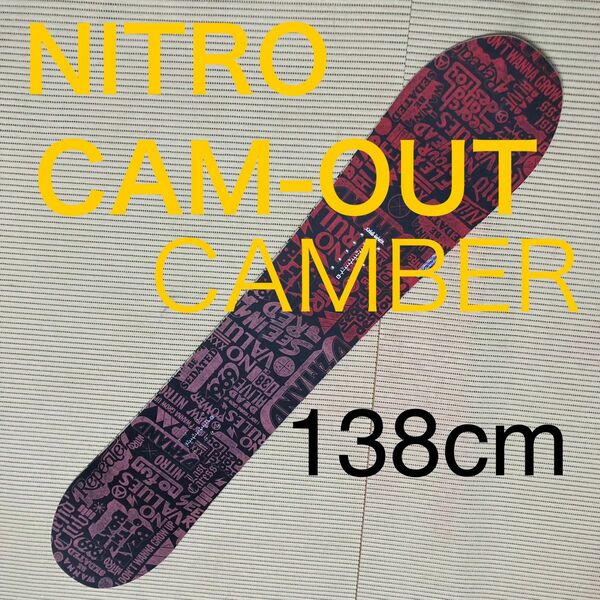 NITRO ナイトロ CAM-OUT カムアウト　CAMBER キャンバー　138cm