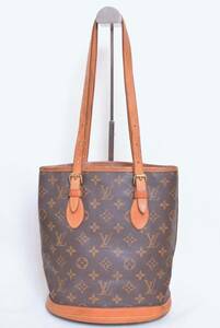  【難あり】LOUIS VUITTON　ルイ・ヴィトン　モノグラム　バケットPM / M42238 / トートバッグ　ショルダーバッグ / バケツ型