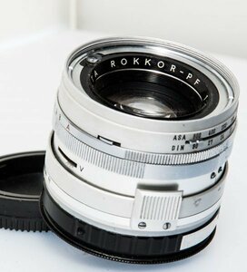 【改造レンズ】ROKKOR-PF 1.8/45mm 【ミノルタハイマチック7】のレンズをSONY Eマウントレンズに改造【訳アリ】