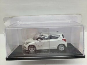 1/43asheto domestic production famous car collection 1:43 Suzuki Swift Sports Suzuki Swift Sport 2012 white paper box unopened case attaching rare thing 