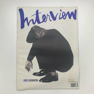 インタビュー Interview magazine　1990年7月号　デンゼル・ワシントン　y01817_2-m6