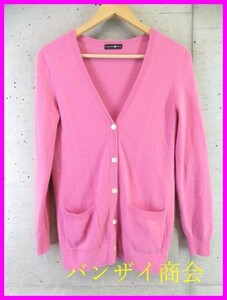 5021m1* superior article. * cashmere 100%*TAKASHIMAYA. island shop cashmere knitted cardigan S/ sweater / jacket / Golf / lady's / woman / woman 