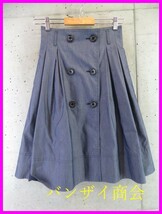 6021m13◆良品です◆BLUE LABEL CRESTBRIDGE ブルーレーベル クレストブリッジ フレアースカート 38/ジャケット/シャツ/ブラウス/コート_画像1