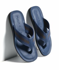  regular price 19250 jpy new goods BRADOR leather tongs sandals 46451b Rado ru40 navy 