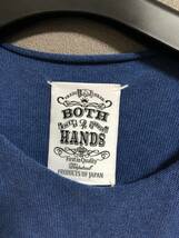 定価13200円 新品 BOTH HANDS Switch garter border knit インディゴ ボーダー ライン クルーネック ニット 14SS-BH-002 ボスハンズ M_画像3