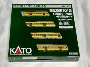 【未走行】 KATO 10-1102 西武鉄道 101系 ＜初期形・冷房＞ 4両増結セット