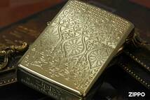 Zippo ジッポライター European Lace Titanium Coating ヨーロピアン レース Gold_画像3