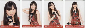 佐藤すみれ　【AKB48 公式生写真】　2011年 July　7月　月別生写真 4種コンプ　☆ SKE48　NMB48　HKT48