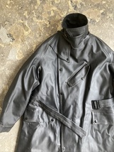 1930's - 1940's 貴重 BELSTAFF 製 モーターサイクルコート ヴィンテージ 検 イギリス軍 バーバリー フランス 30s 40s バブアー ミリタリー_画像4