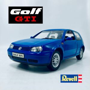 非売品 VWディーラー純正 Revell レベル 1/18 1997年式 1J型 フォルクスワーゲン ゴルフIV 3ドアハッチバック GTIターボ ブルー