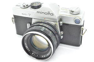 【外観並級以下】Minolta SR-7 / Auto Rokkor-PF 55mm F1.8　ミノルタ　#t10384