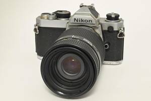 【外観特上級】Nikon FM シルバー / Nikon AF NIKKOR 70-210mm F4-5.6　#t10803