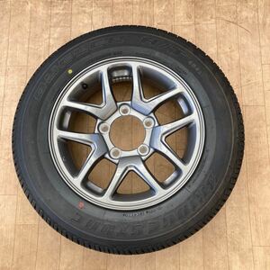 スズキ　新車外し　ジムニー　JB64W 純正アルミ　ホイール　1本　セット　175-80R16 5.5J インセット22 5H PCD139.7 ENKEI M.A.T製法モデル