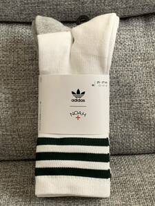 adidas 未着用 M ノア ソックス 3足組 NOAH 靴下 25〜27cm