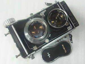 1098　MAMIYAFLEX f=80mm 135mm 二眼カメラ　レンズ　ジャンク品
