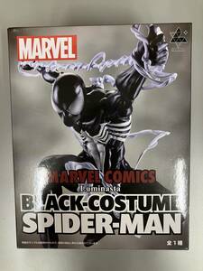 新品未開封 数1 MARVEL COMICS Luminasta ブラックコスチューム スパイダーマン マーベル BLACK-COSTUME SPIDER-MAN 定形外510円