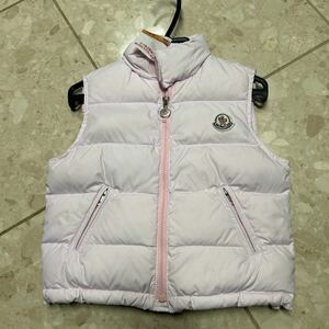 MONCLER モンクレール ベスト　キッズ　ピンク　２Ａ