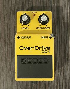 BOSS Over Drive OD-1 MADE IN JAPAN 86年製 中古 ボス オーバードライブ エフェクター 