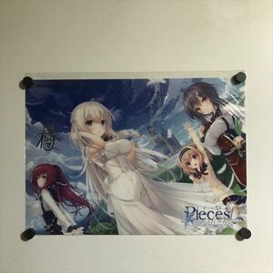 X2451 ◆未開封品 Pieces ピーシーズ A3サイズ クリアポスター