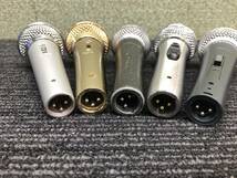 ダイナミックマイク　5点セット　SHURE SM58/audio-technica AT-KV7/cta MC-6SA/NEC DM-790/CUSTOMTRY CM-2000 音出し確認済み_画像2