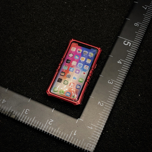  стоимость доставки 84 иен ) новый красный 1/6 * миниатюра смартфон жесткий чехол мобильный iphone ( осмотр DAMTOYS easy&simple DID TBleague phicen фигурка 