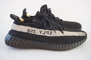 アディダス*31ｃｍ*yeezy boost 350 v2 core black white by1604/イージー ブースト*スニーカー/靴/シューズ*黒*adidas*