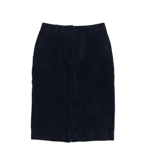 liflattie shipslif Latte . Ships knees height tight skirt waste to rubber corduroy small . made in Japan S navy 