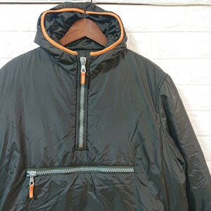 【イタリア製】90s JIGSAW MENSWEAR LONDON 英国 ジグソー 中綿 アノラック パーカー ジャケット Mサイズ カーキ insulation anorak jacket