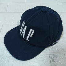 【人気】GAP ギャップ オールドロゴ オリジナルロゴ スナップバック キャップ Fサイズ ネイビー old logo original logo snapback cap navy_画像1