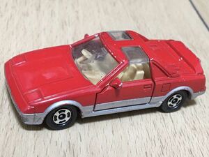 トミカ 日本製 No.24 トヨタ MR2 （プロトタイプ） 1984年 レッド 車名刻印MR-2 