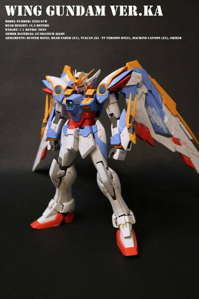 ★1/100 MG ウイングガンダム ver.Ka（エンドレスワルツ） 塗装改造完成品