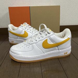 【26cm】防水加工　定価20900円　NIKE ナイキAIR FORCE1エアフォース1AF1 Nikeナイキ Low AF1 SHADOW ロー　ユニバーシティーゴールドUNC