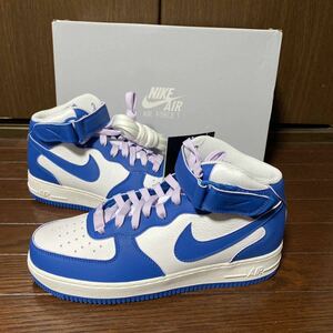 【26.5cm】ミリタリーブルーNIKE ナイキAIR FORCE1 MIDエアフォース1 コマンドフォース ミッドAF1 Nikeナイキ Low AF1 SHADOW ローUNC