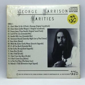 GEORGE HARRISON / RARITIES (CD) ONHA-1 ジョージ・ハリスンの画像2